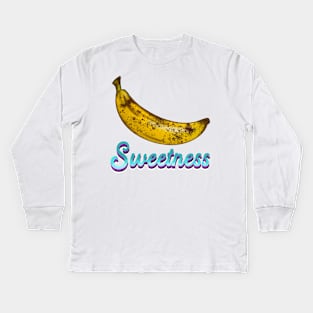 Total Sweetness - Just About RIPE *Banana* Kids Long Sleeve T-Shirt